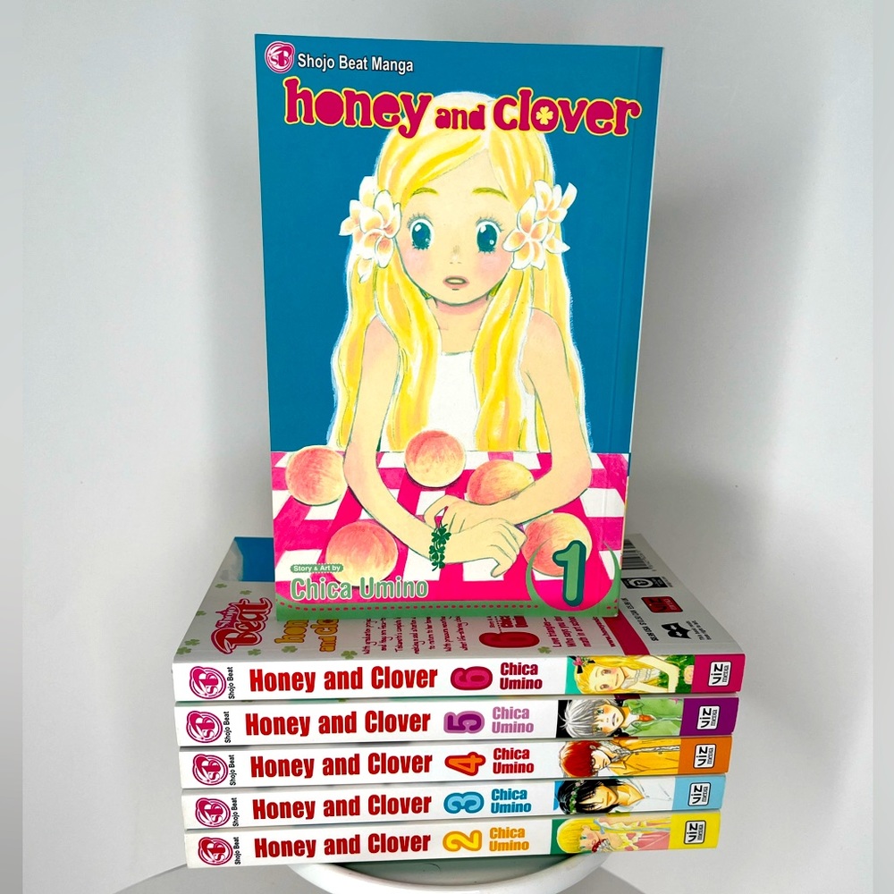 SHOJO BEAT “ Honey and Clover “ by Chica Umino Volumes 1-6 Manga Books